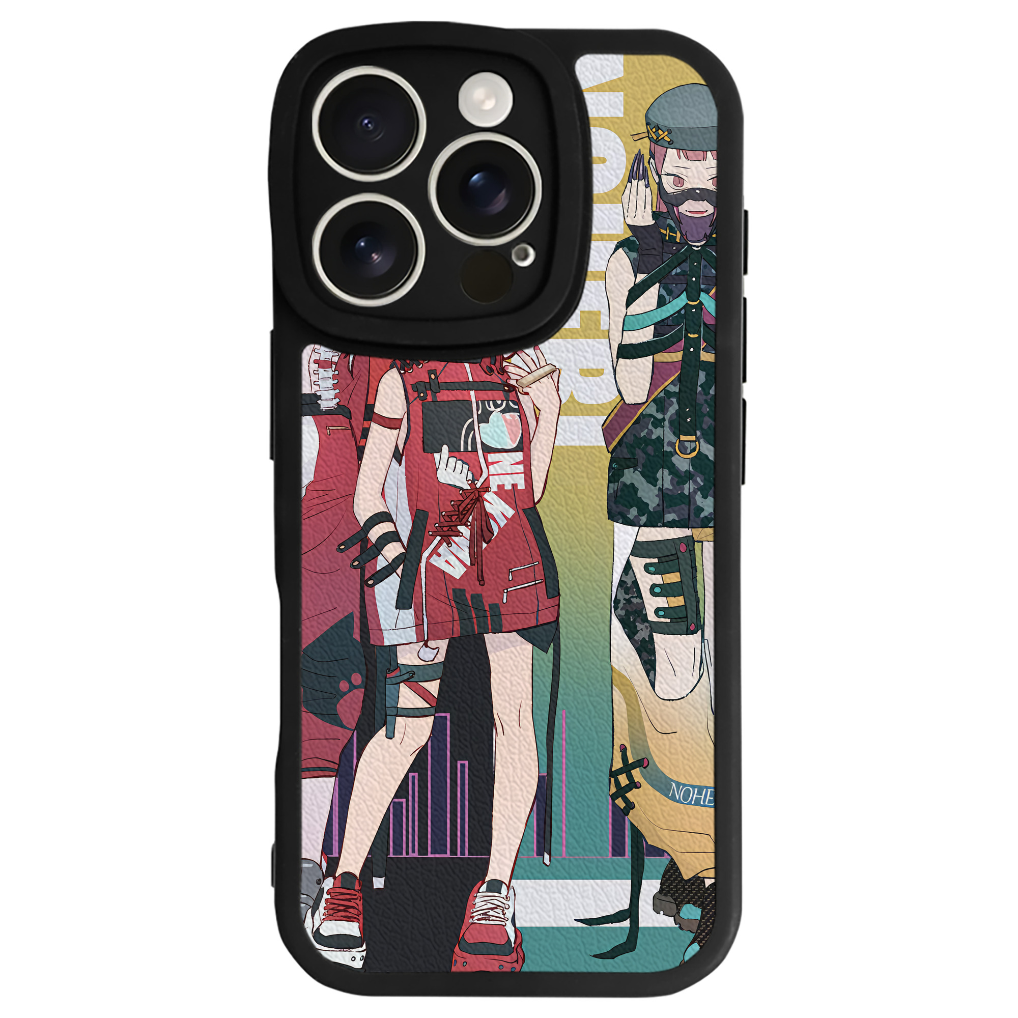 （画像用） ハイキュー!! Haikyu!! 【iPhone 16シリーズ対応】シリコンスマホケース（レザー調） 材質：シリコン
